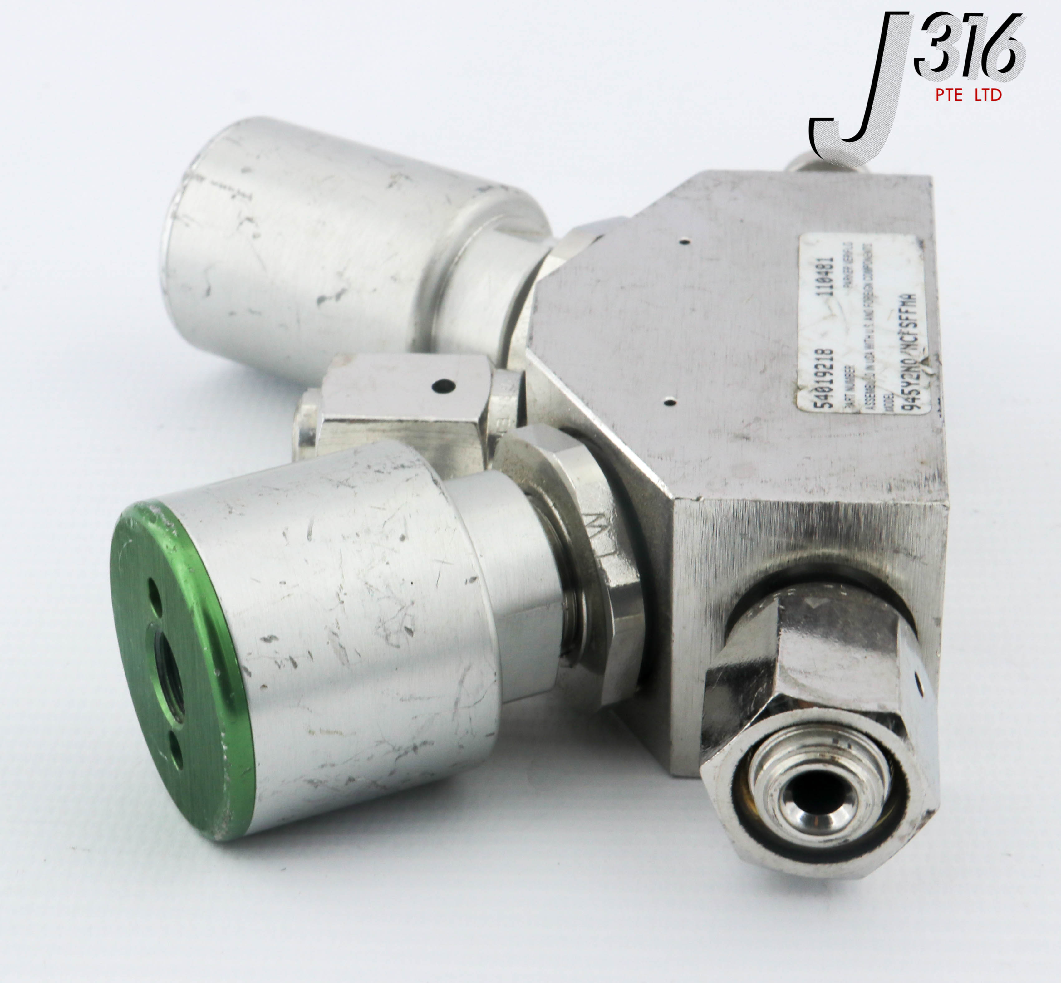 26472 VERIFLO 3-WAY HIGH PURITY DIAPHRAGM VALVE, 54019218 945Y2NO